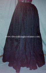 17th century English Civil War silk gown - underskirt