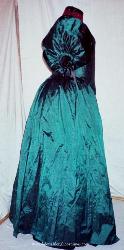 17th century English Civil War silk gown