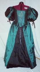 17th century English Civil War silk gown