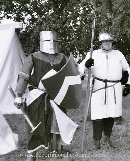 High medieval silk surcoat.