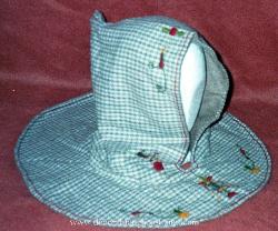 Early medieval woollen embroidered hood