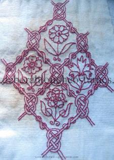 17th century hand embroidery