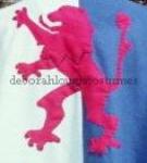 Cut out badge with hand embroidered detail