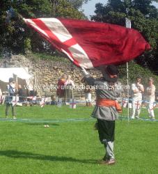 English Civil War silk colours / battle standard
